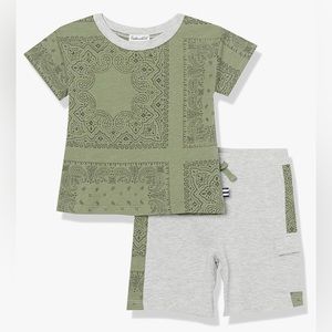 Gently worn Boys Paisley Splendid Set 12-18 month